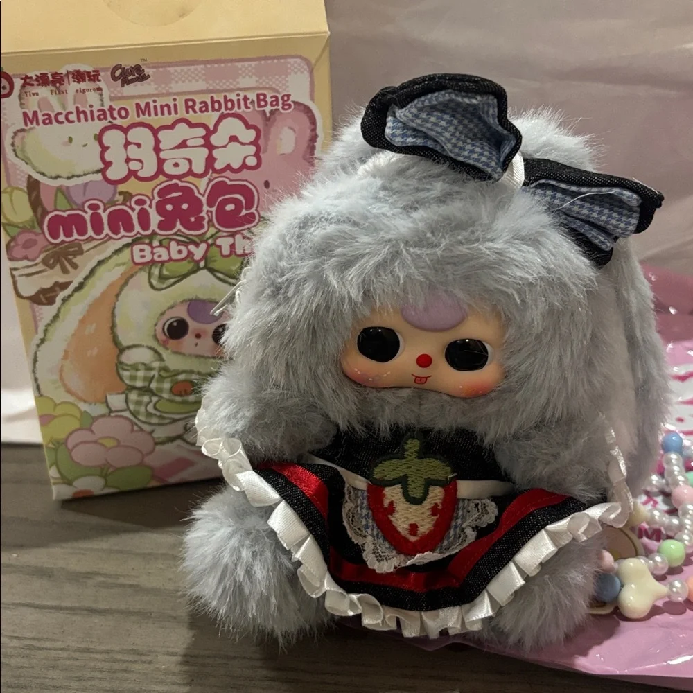 Baby Three 3 Lily Rabbit Town Macchiato Mini Rabbit Bag Mystery  Blind Box